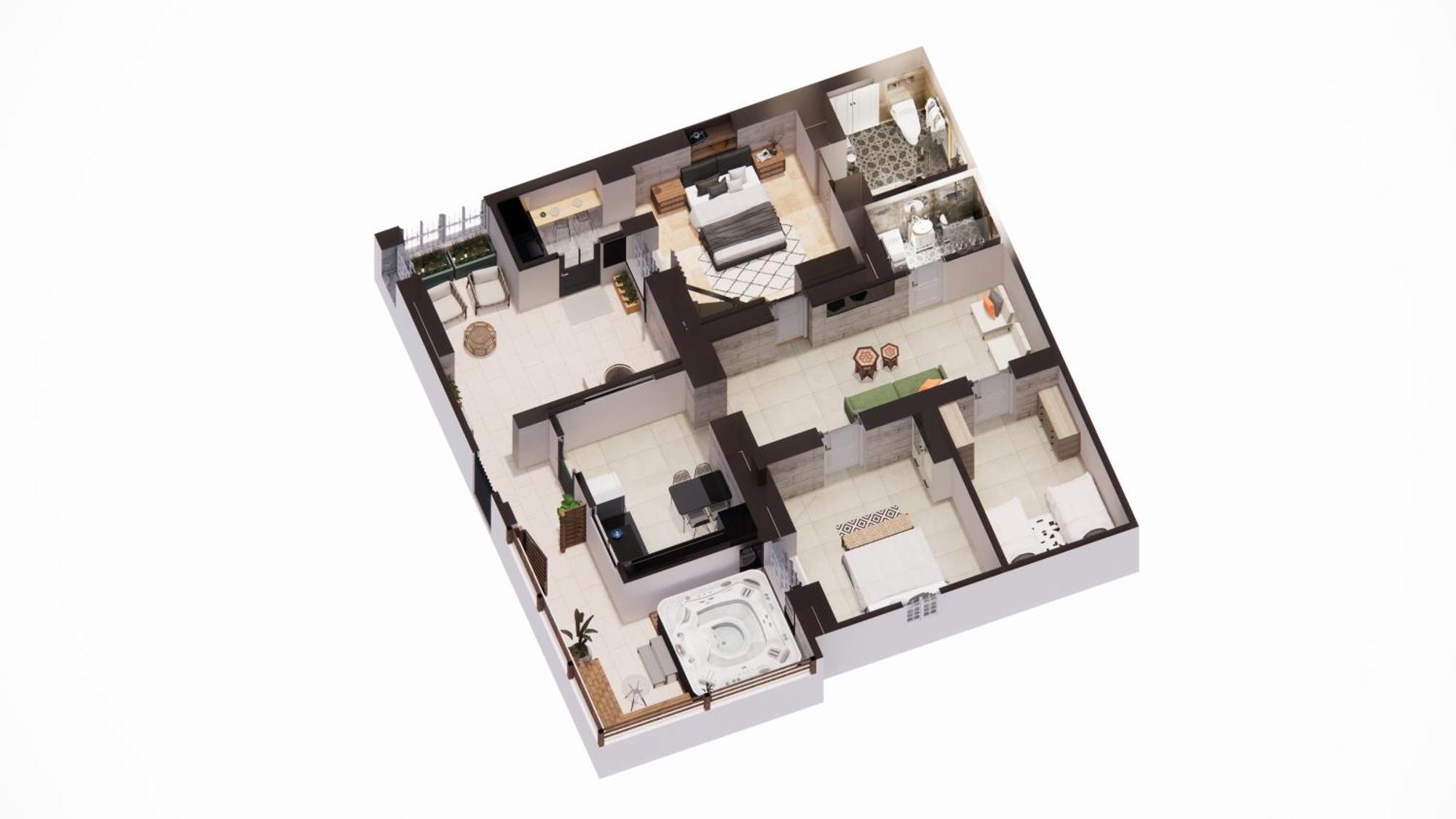 Mamilla View- Suites & Apt Hotel Jerusalem Rum bild